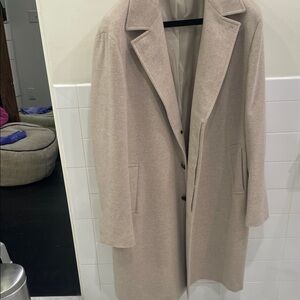 Men's Classic Beige Overcoat